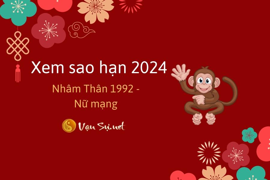 Xem sao hạn 2024 Nhâm Thân nữ mạng